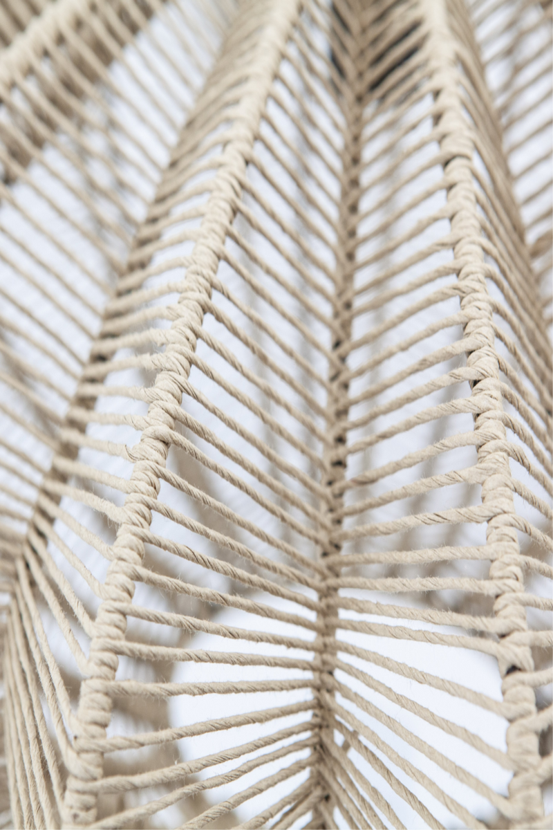 Natural Open Weave Rope Pendant | By-Boo Nimbus | Oroatrade.com