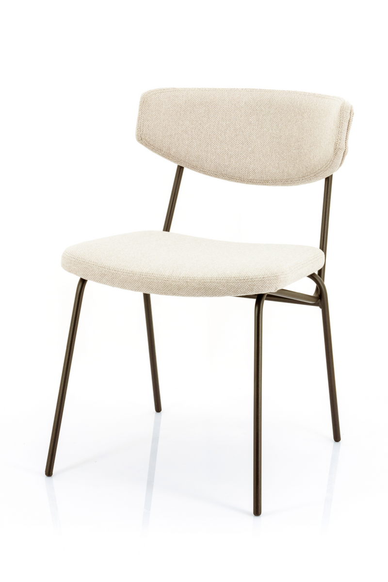 Taupe Upholstered Dining Chairs (2) | By-Boo Crockett | Oroatrade.com