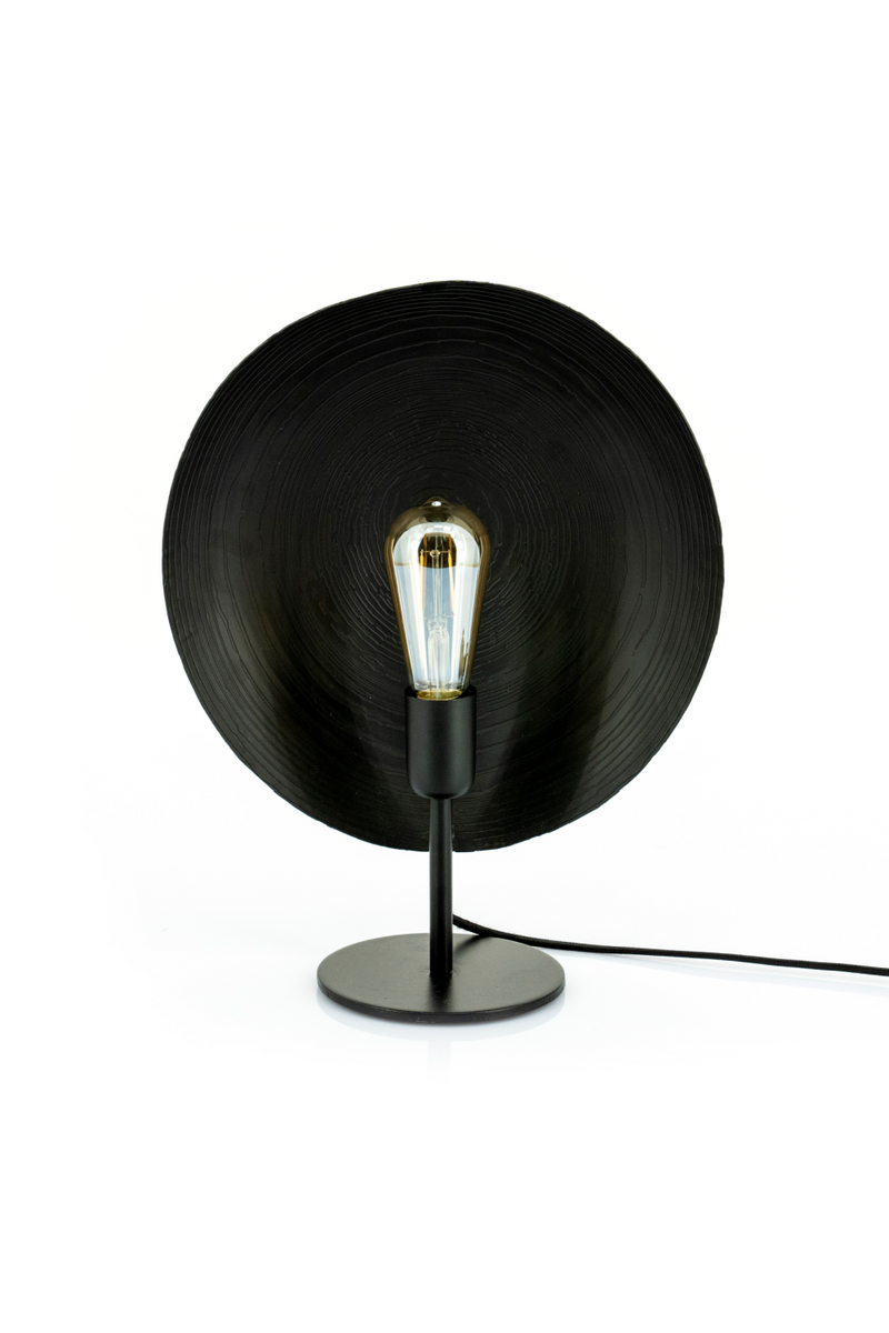Black Metal Open Back Table Lamps (2) | By-Boo Monque | Oroatrade.com