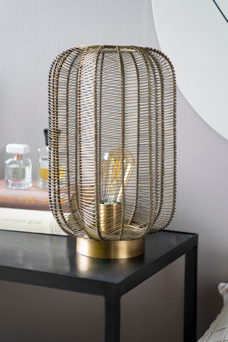 Bronze Metal Table Lamp | By-Boo Carbo | Oroatrade.com