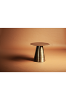 Brass Pedestal Side Table | By-Boo Mastic | Oroatrade.com