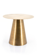 Brass Pedestal Side Table | By-Boo Mastic | Oroatrade.com