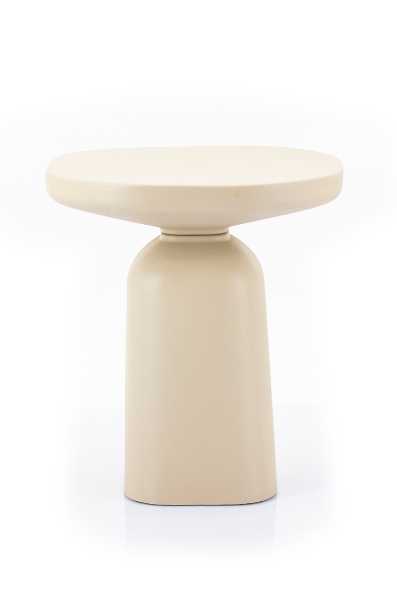 Beige Aluminum Side Table | By-Boo Squand | Oroatrade.com