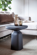 Black Aluminum Side Table | By-Boo Squand | Oroatrade.com