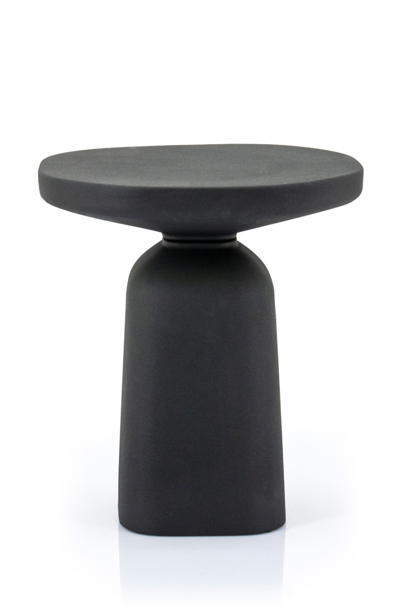 Black Aluminum Side Table | By-Boo Squand | Oroatrade.com