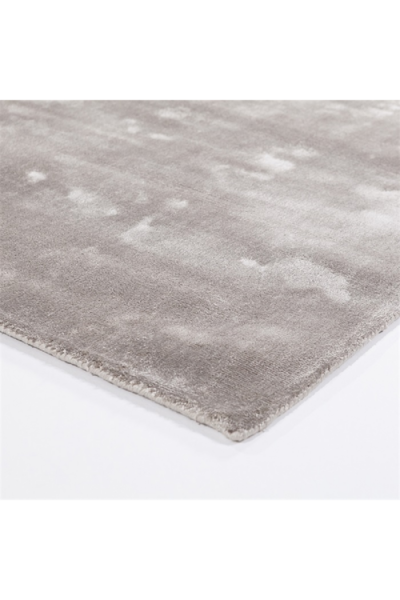 Rectangular Gray Viscose Carpet | By-Boo Muze | Oroatrade.com