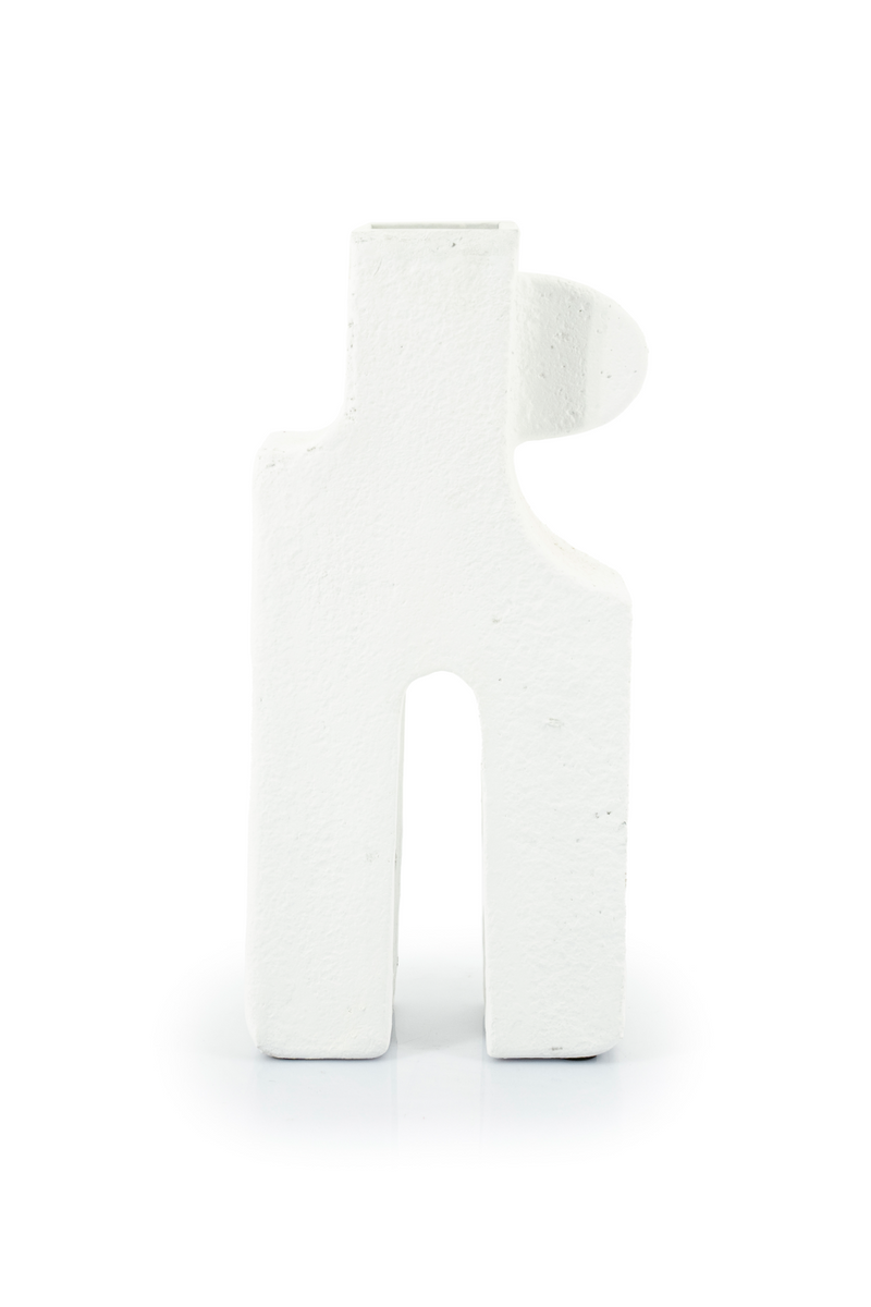 White Contemporary Vase | By-Boo Tribe | Oroatrade.com