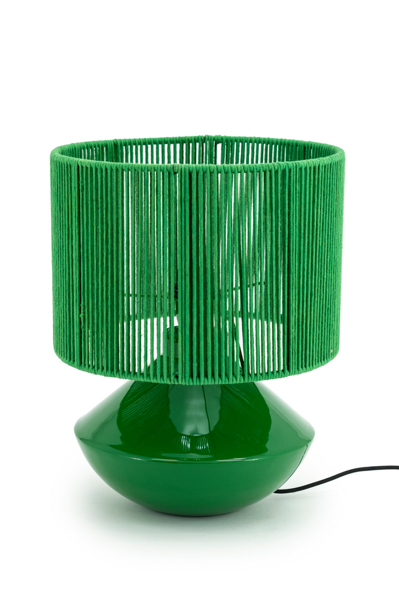 Dyed Rope Table Lamp | By-Boo Jive | Oroatrade.com
