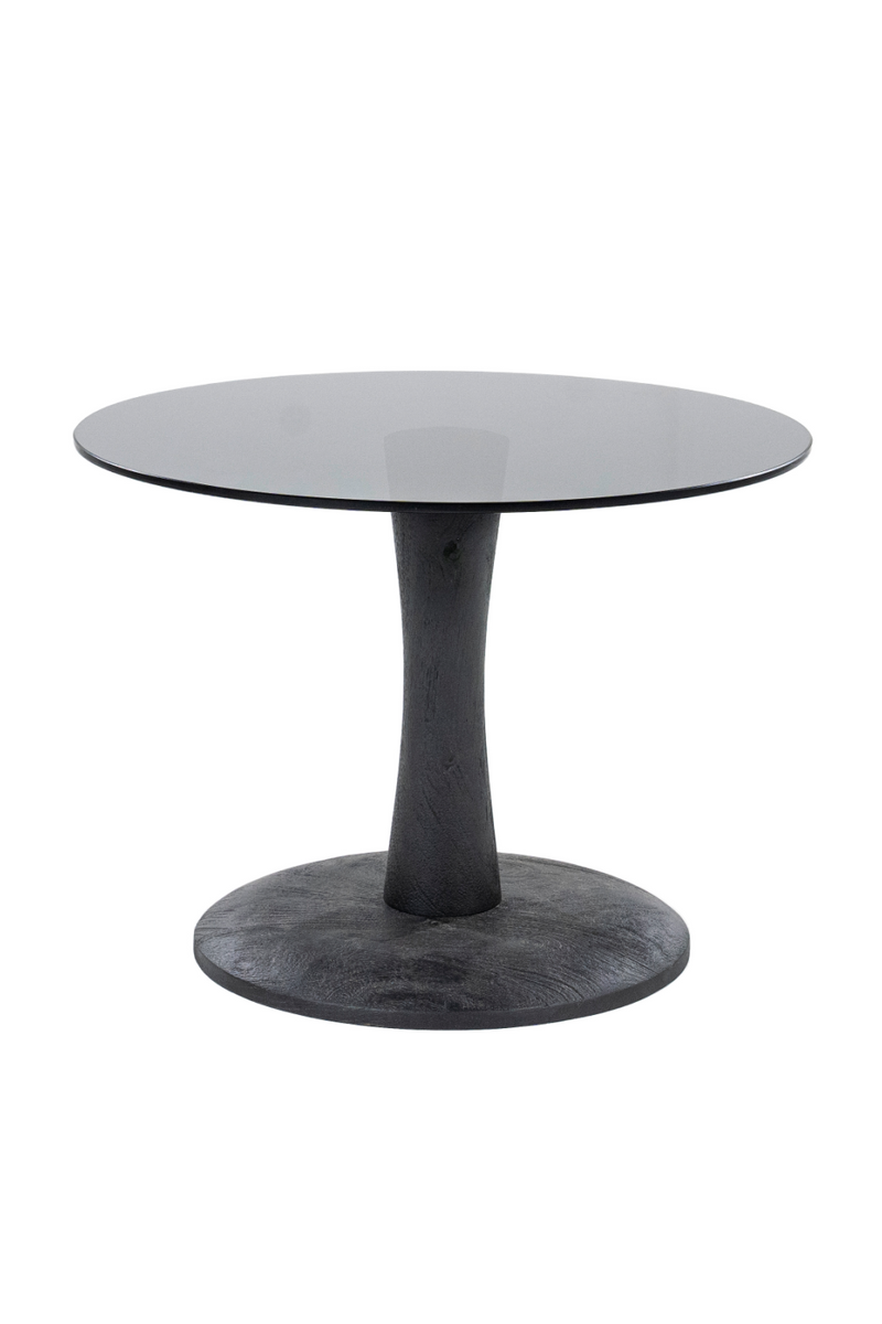 Round Glass Pedestal Coffee Table S | By-Boo Boogie  | Oroatrade.com