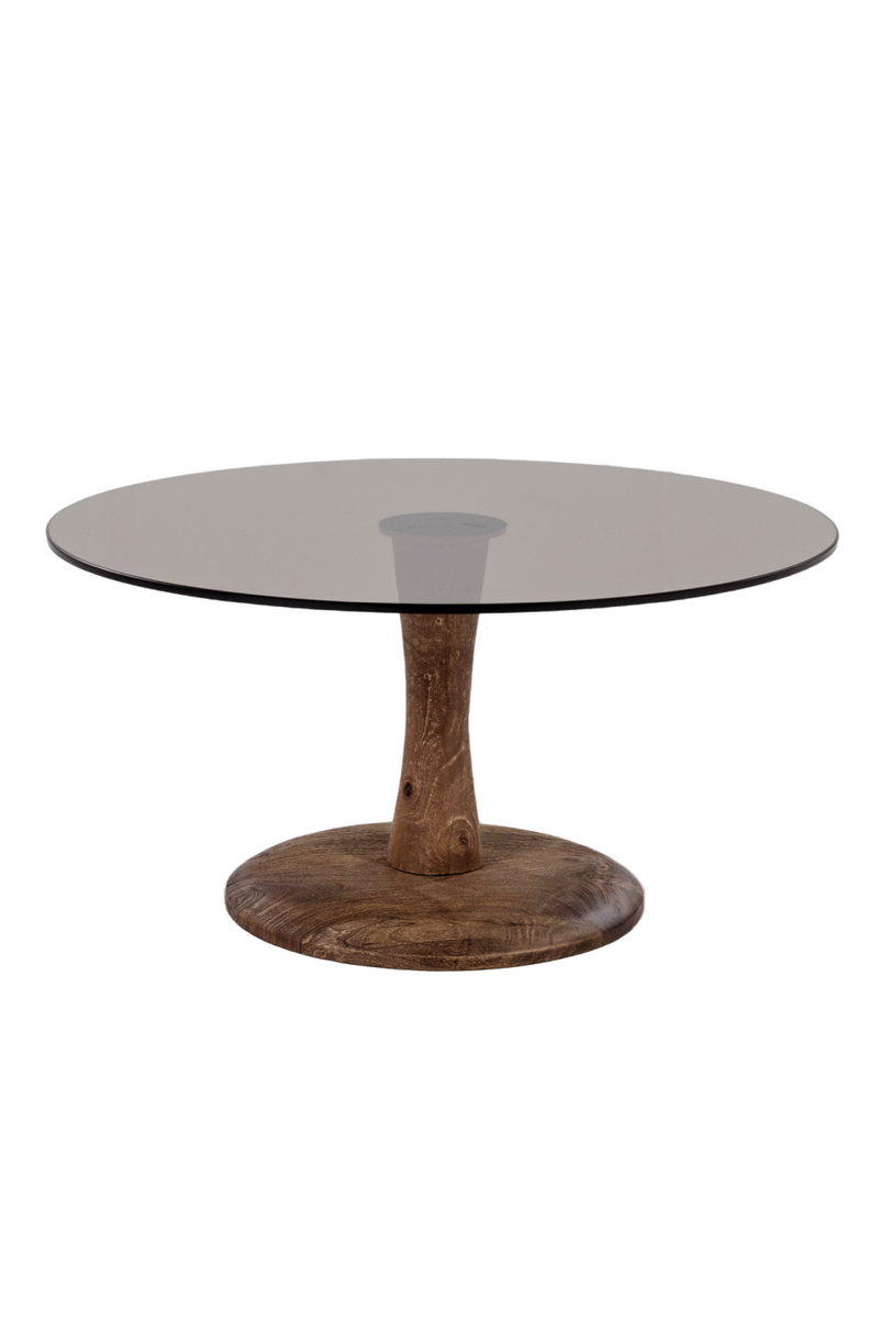 Round Pedestal Coffee Table L | By-Boo Boogie | Oroatrade.com