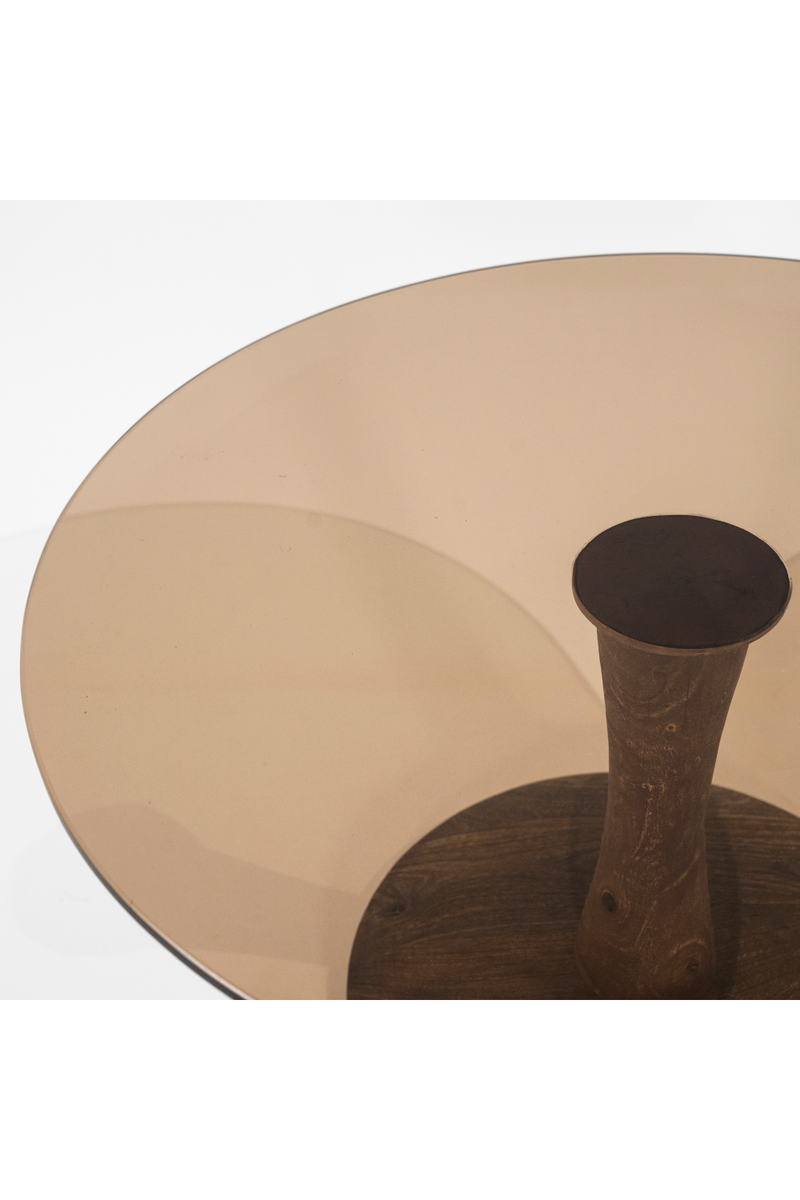 Round Pedestal Coffee Table L | By-Boo Boogie | Oroatrade.com