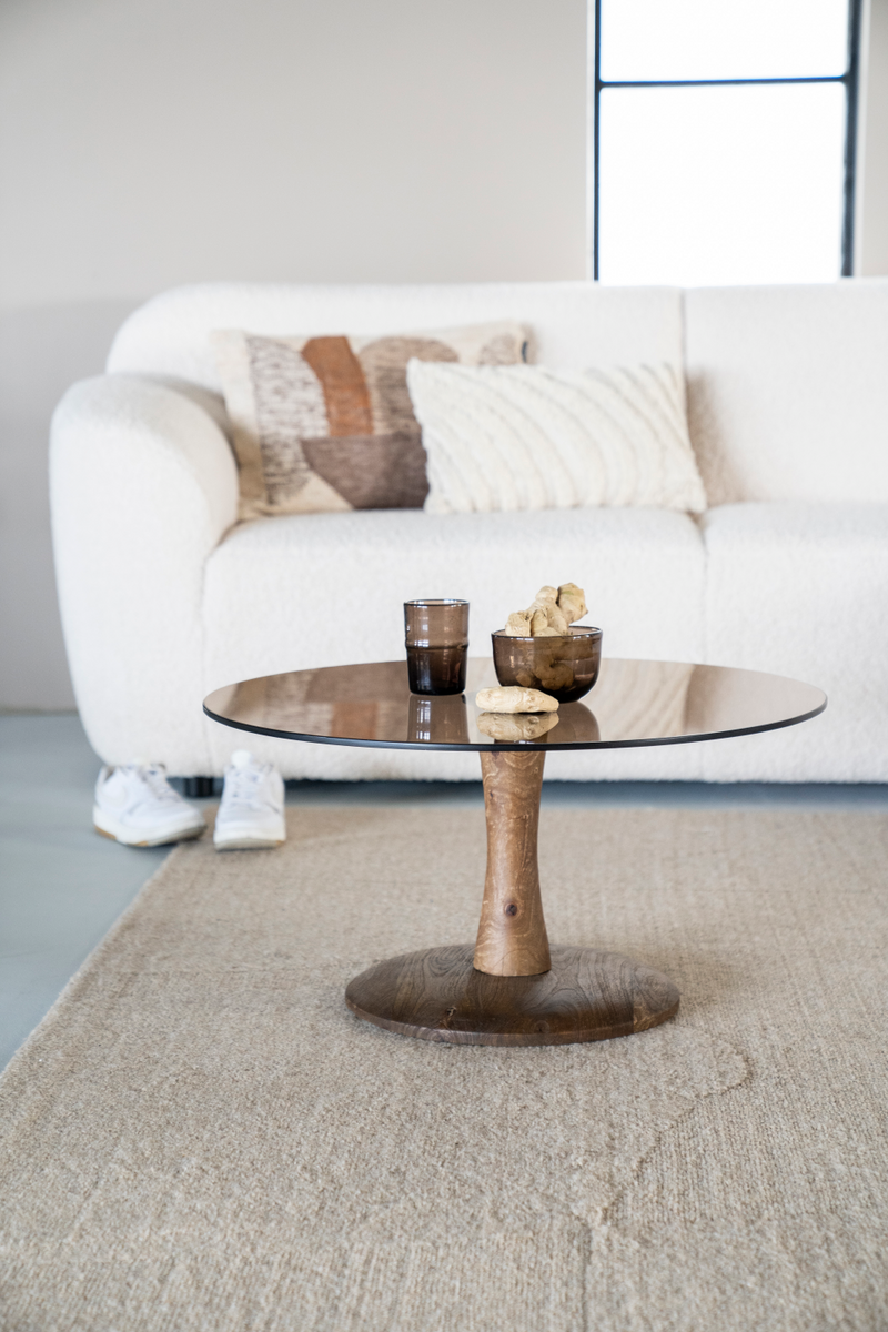 Round Pedestal Coffee Table L | By-Boo Boogie | Oroatrade.com