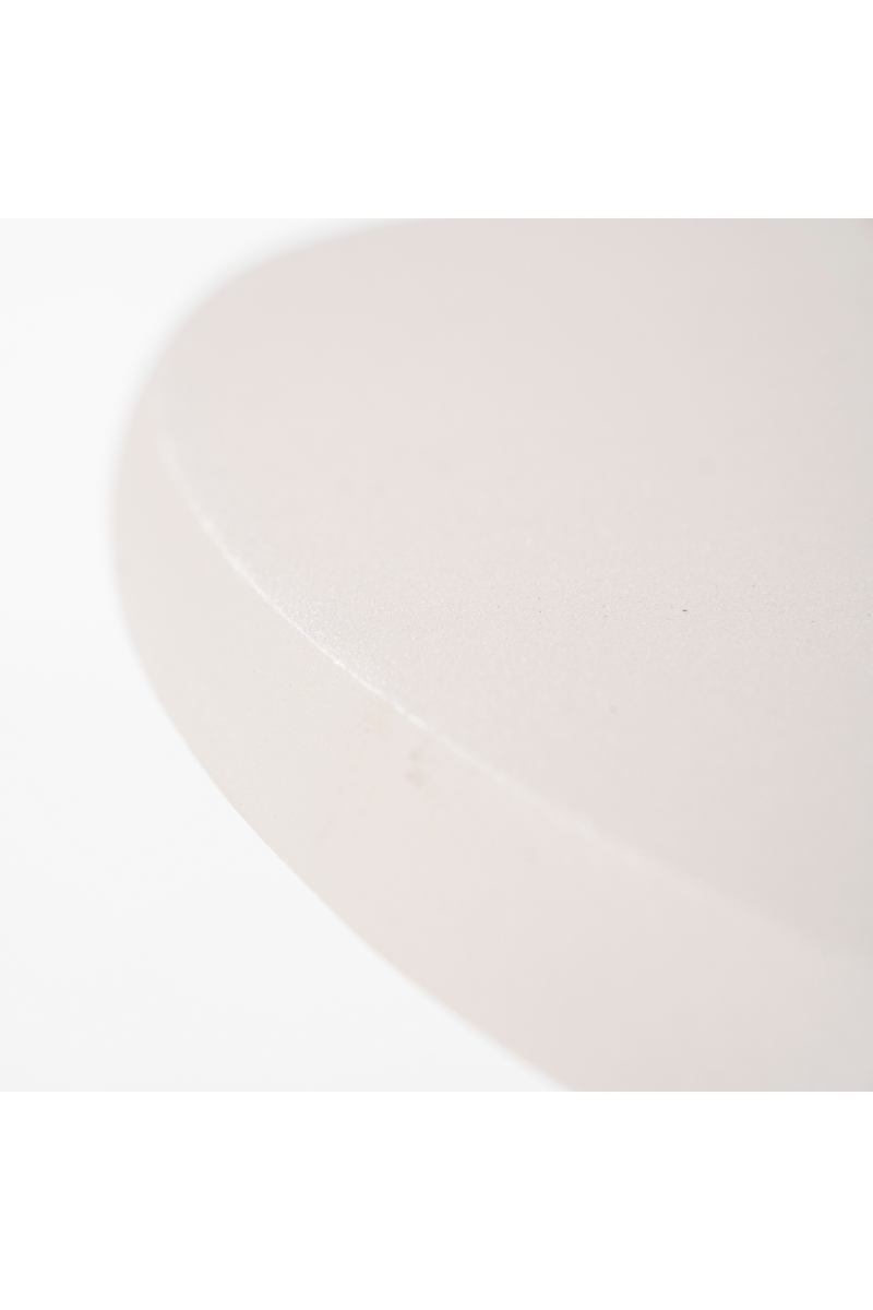 White Aluminum Side Table | By-Boo Sten | Oroatrade.com