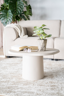 White Aluminum Side Table | By-Boo Sten | Oroatrade.com