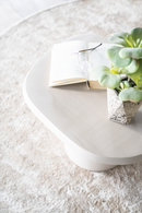 White Aluminum Side Table | By-Boo Sten | Oroatrade.com