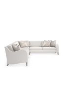 Cream Modern Sectional Sofa | Caracole Victoria | Oroatrade.com