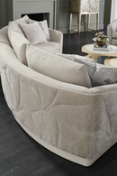 Gray Quilted Curve Loveseat | Caracole Fanciful | Oroatrade.com