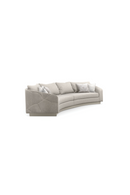 Gray Quilted Curve Loveseat | Caracole Fanciful | Oroatrade.com
