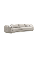 Gray Quilted Curve Loveseat | Caracole Fanciful | Oroatrade.com