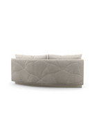 Gray Quilted Curve Loveseat | Caracole Fanciful | Oroatrade.com