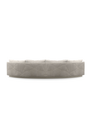 Gray Quilted Curve Loveseat | Caracole Fanciful | Oroatrade.com