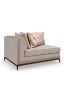 Taupe Modern Sectional Sofa | Caracole Archipelago | Oroatrade.com