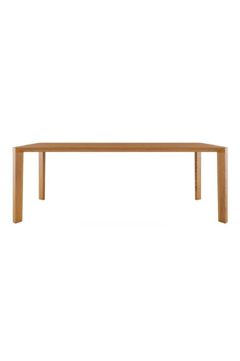 Natural Teak Minimalist Dining Table | Dareels Pameran | Oroatrade.com