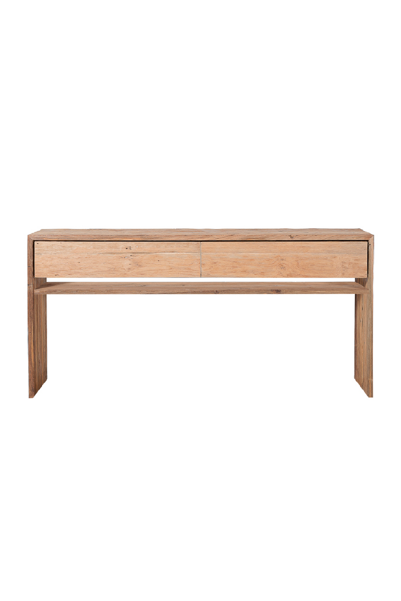 Natural Solid Teak Console Table | Dareels Erosi | Oroatrade.com.