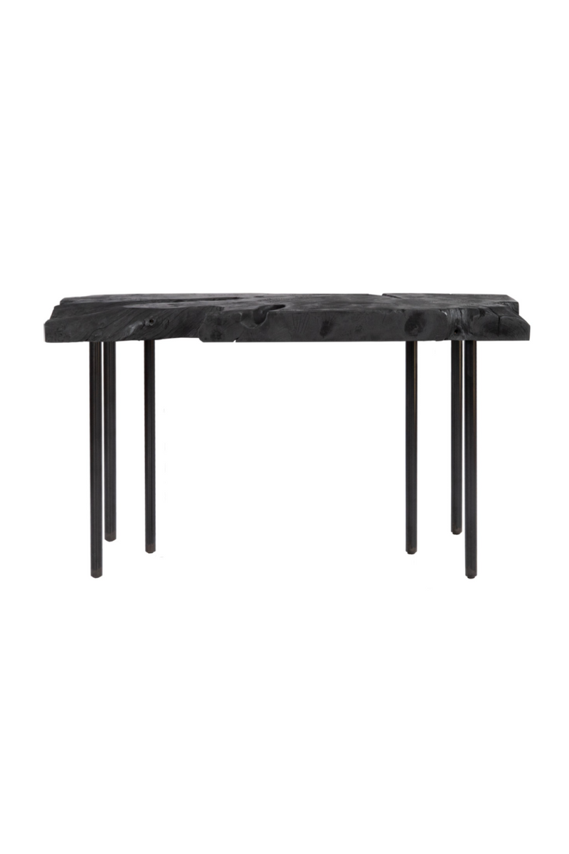 Black Teak Root Console Table | Dareels Root | OROA TRADE