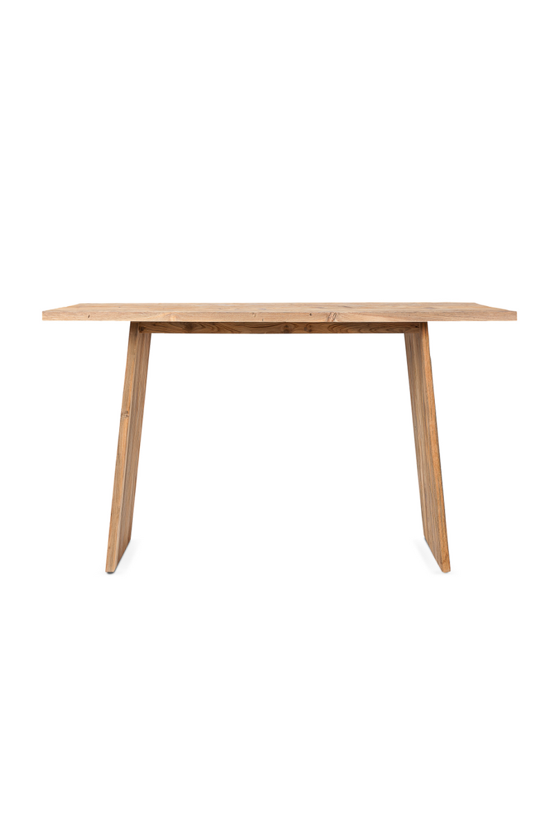 Natural Teak Rectangular Bar Table | Dareels Erosi | Oroatrade.com.