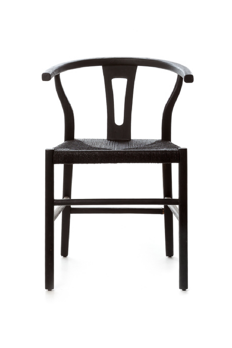 Black Teak and Rope Chair | Dareels Rob | Oroatrade.com.