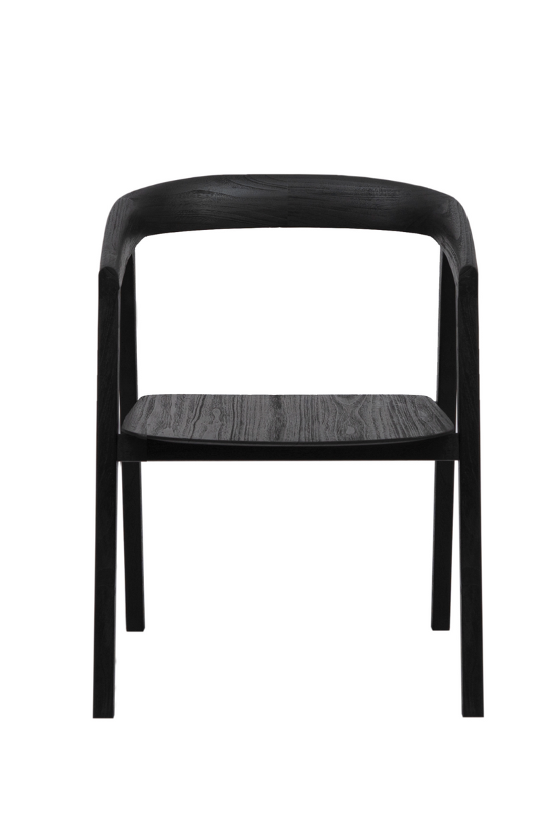 Teak Curved Back Chair | Dareels Arc | Oroatrade.com