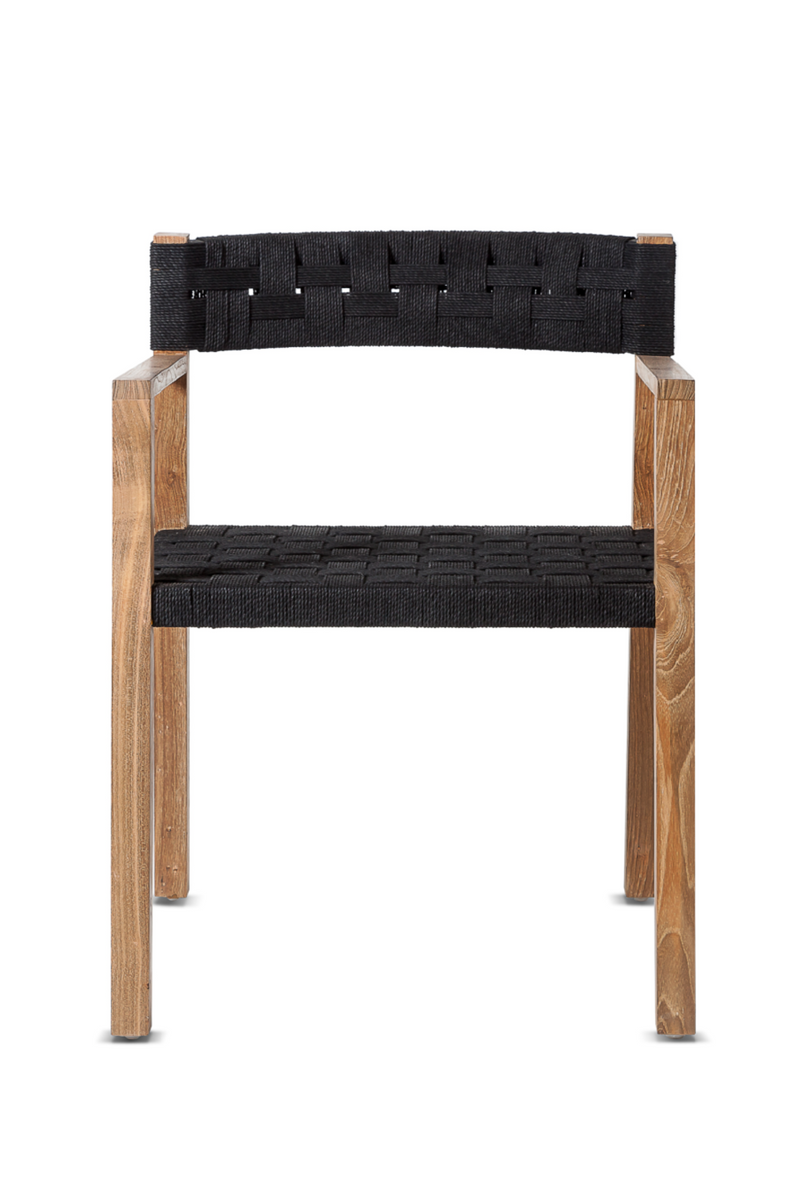 Teak Woven Cord Armchair | Dareels Cora Woven Cord Chair | Dareels | Oroatrade.com.