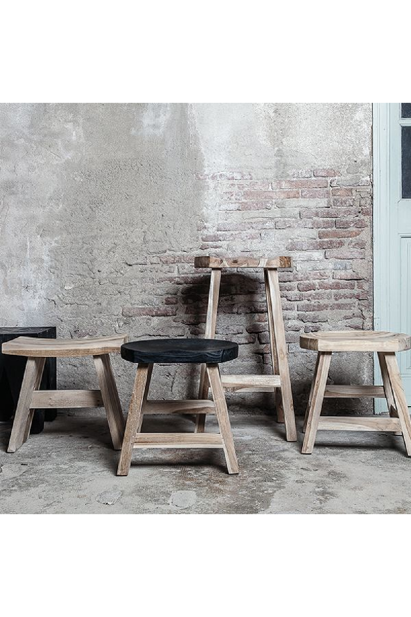 Black Wooden Seat Stool | Dareels King | Oroatrade.com.