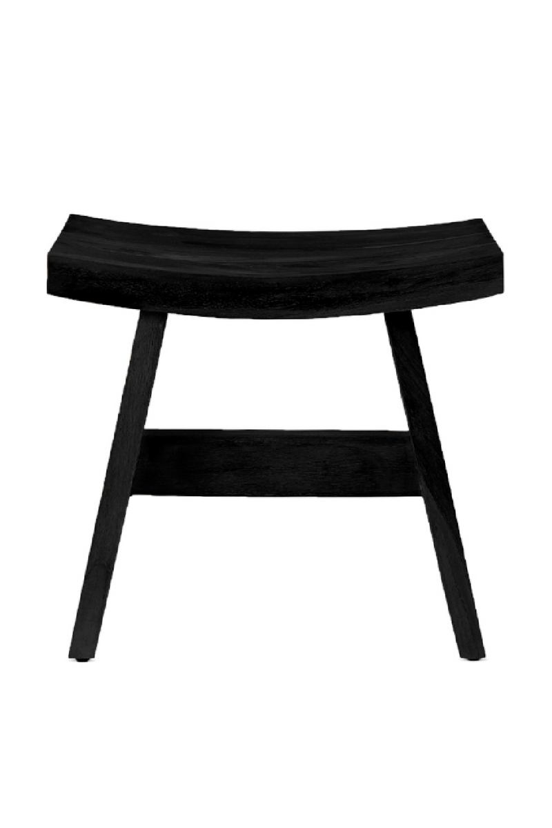 Black Rectangular Curved Stool | Dareels U | Oroatrade.com