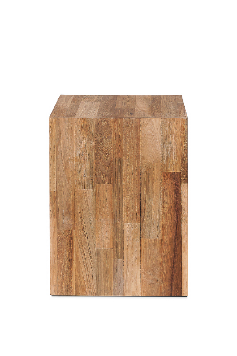 Wooden Block Stool | Dareels Rolling Mosaic | Oroatrade.com.