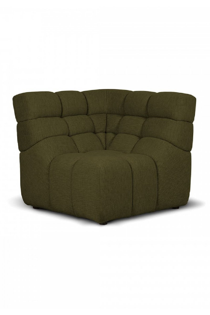 Green Quilted Sofa | Dareels Chopin | Woodfurniture.com 