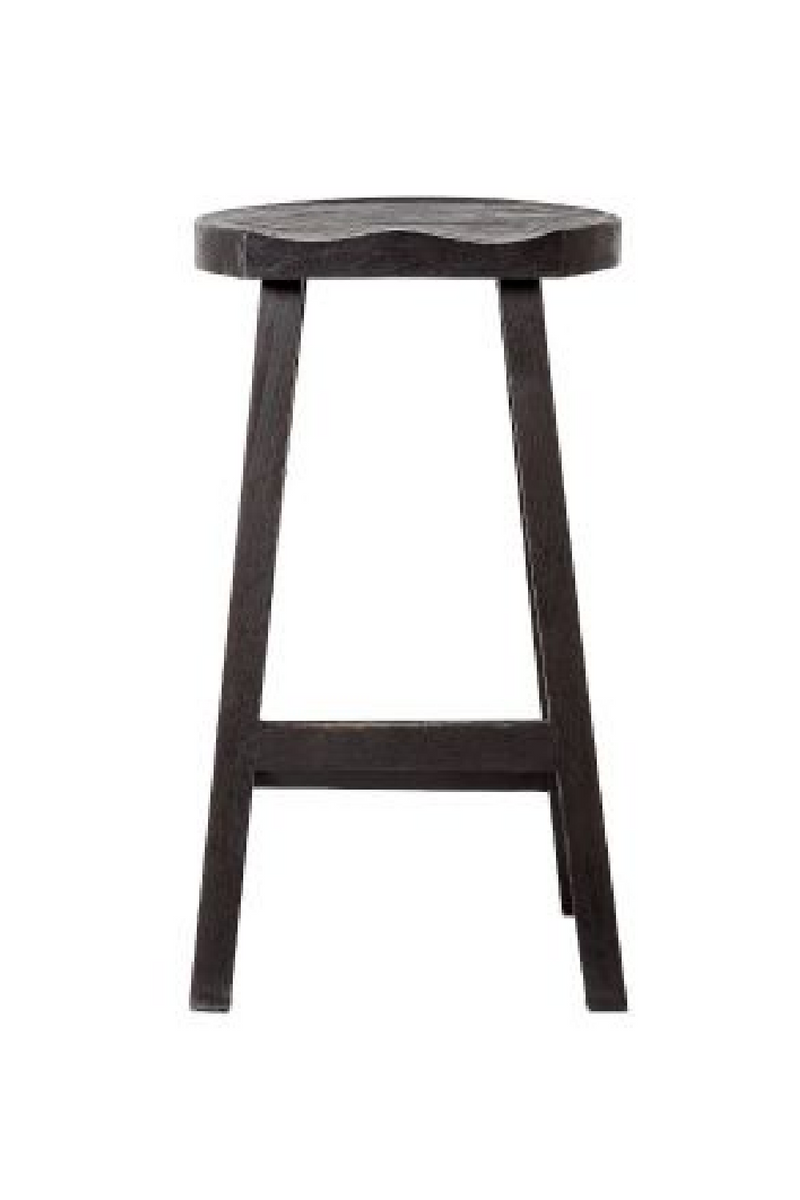 Teak Bar Stool w/ A-Shape Legs - L | Dareels King | Oroatrade.com.