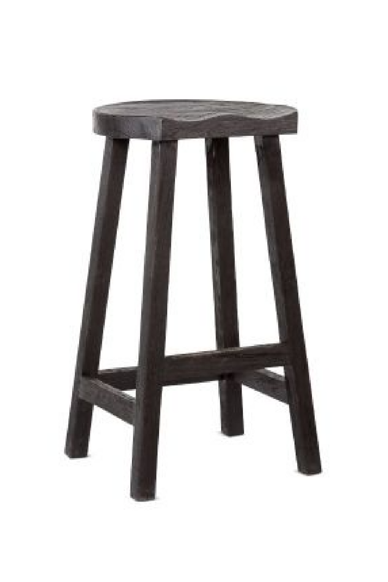 Teak Bar Stool w/ A-Shape Legs - L | Dareels King | Oroatrade.com.