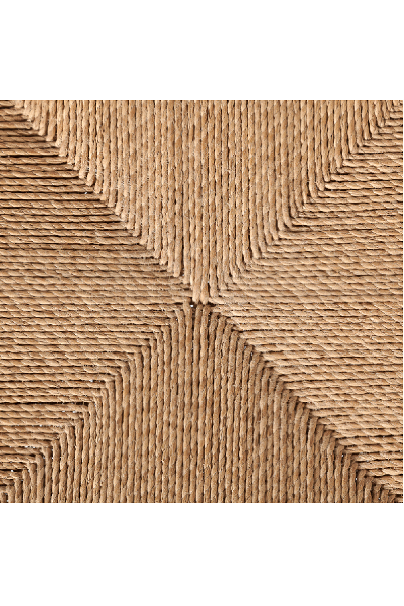 Teak and Rope Square Bar Stool | Dareels Cora | Oroatrade.com.