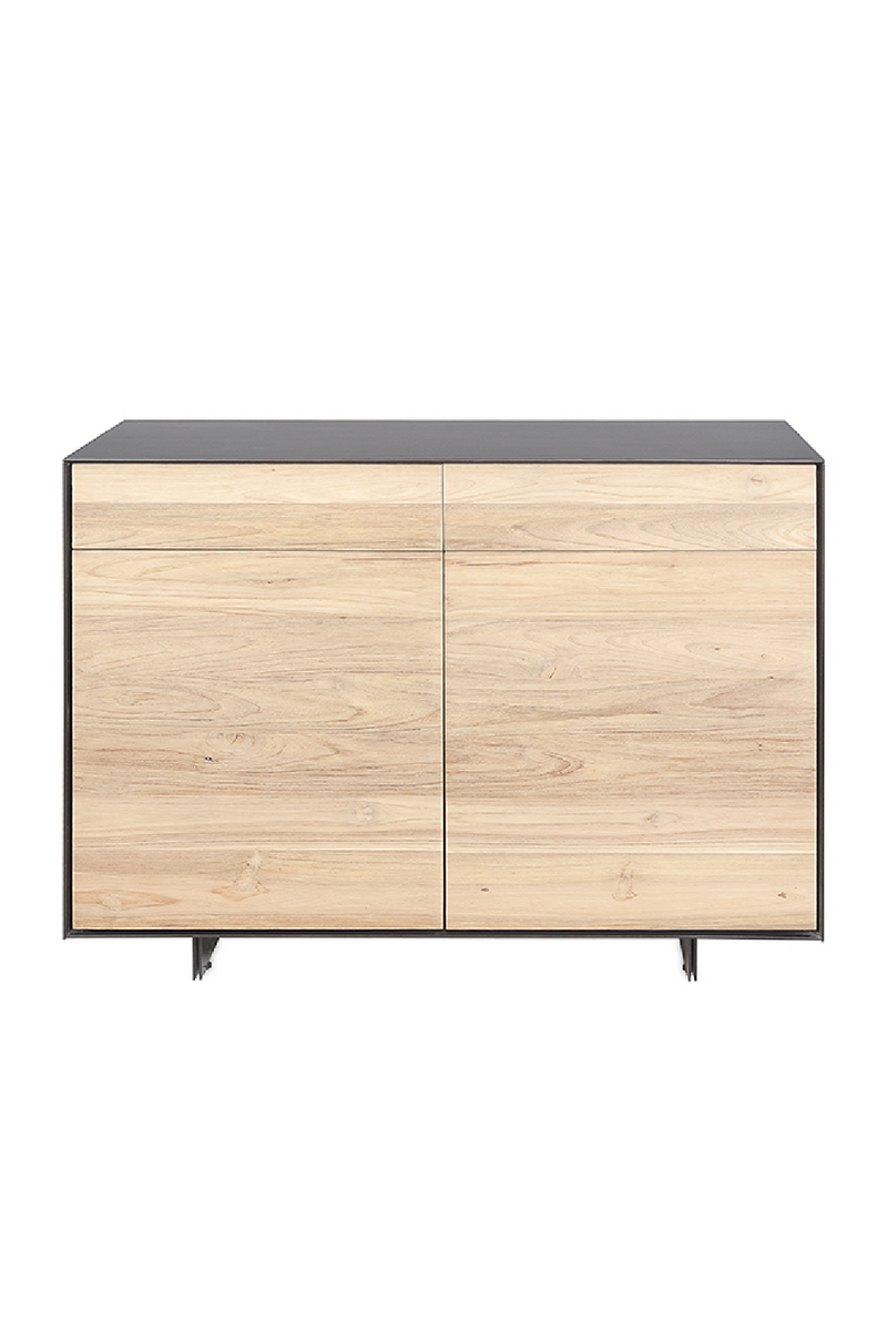 Solid Teak Sideboard in Iron Frame | Dareels Geox | Oroatrade.com.