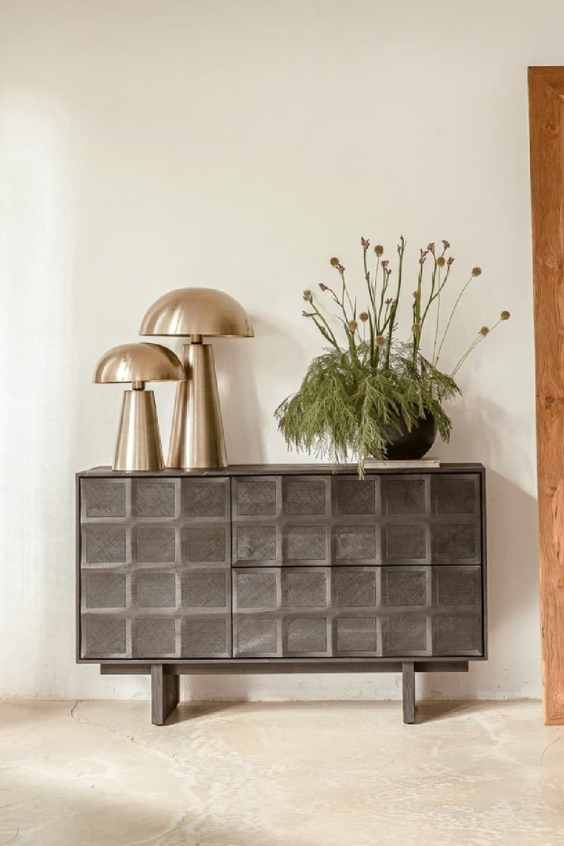 Black Sungkai Wood Sideboard | Dareels Rijal | Oroatrade.com