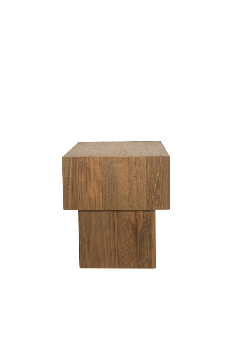 Woven Cord Bedside Table | Dareels Cora | OROA TRADE