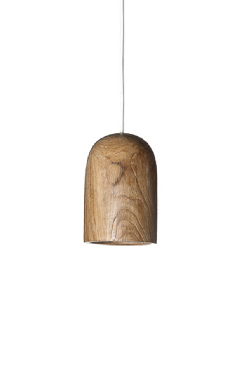 Teak Wood Hanging Lamps (2) | Dareels Play | OROA TRADE