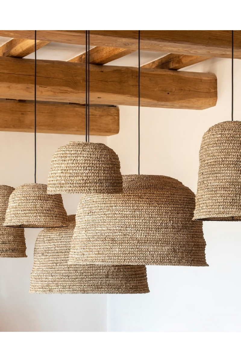 Braided Seagrass Hanging Lamp | Dareels Golf | Oroatrade.com