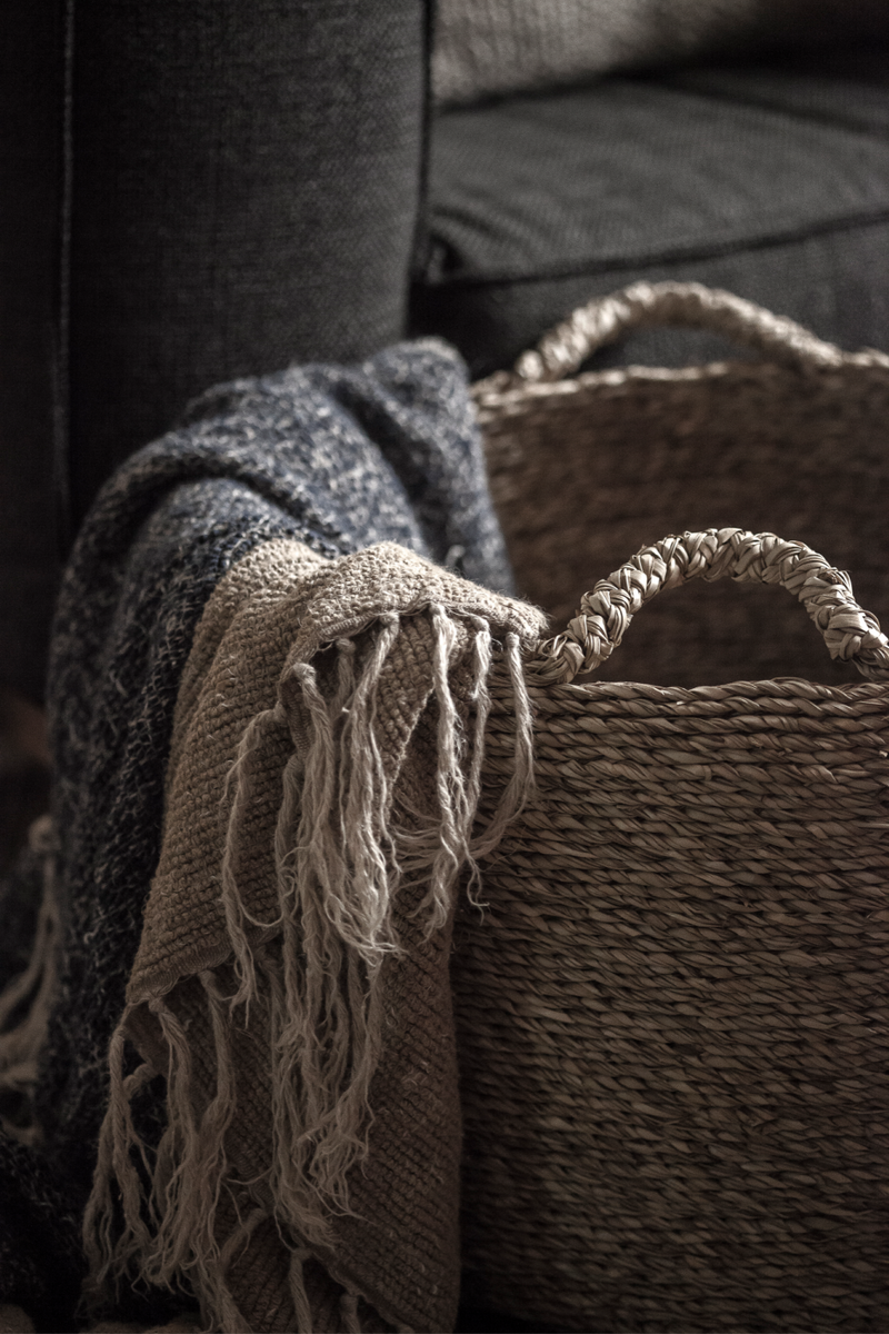 Water Hyacinth Handwoven Basket S | Dareels Asa | OROA TRADE