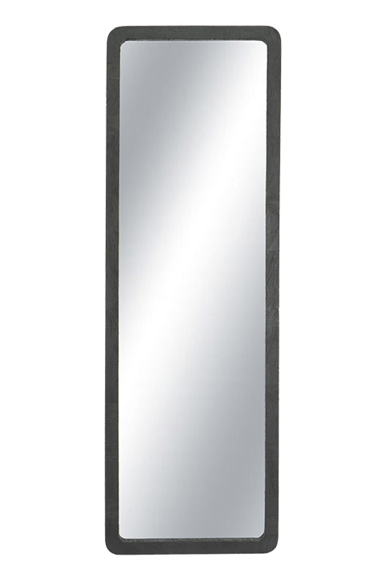 Black Teak Rectangular Mirror | Dareels Tambora | Oroatrade.com