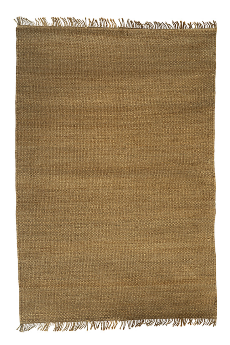 Natural Hemp Fringed Rug | Dareels Gokak | Oroatrade.com