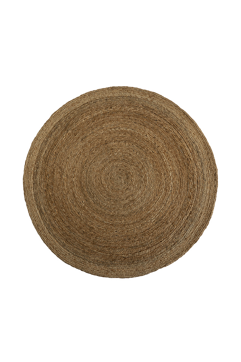 Natural Hemp Round Rug | Dareels Neiyyur | Oroatrade.com