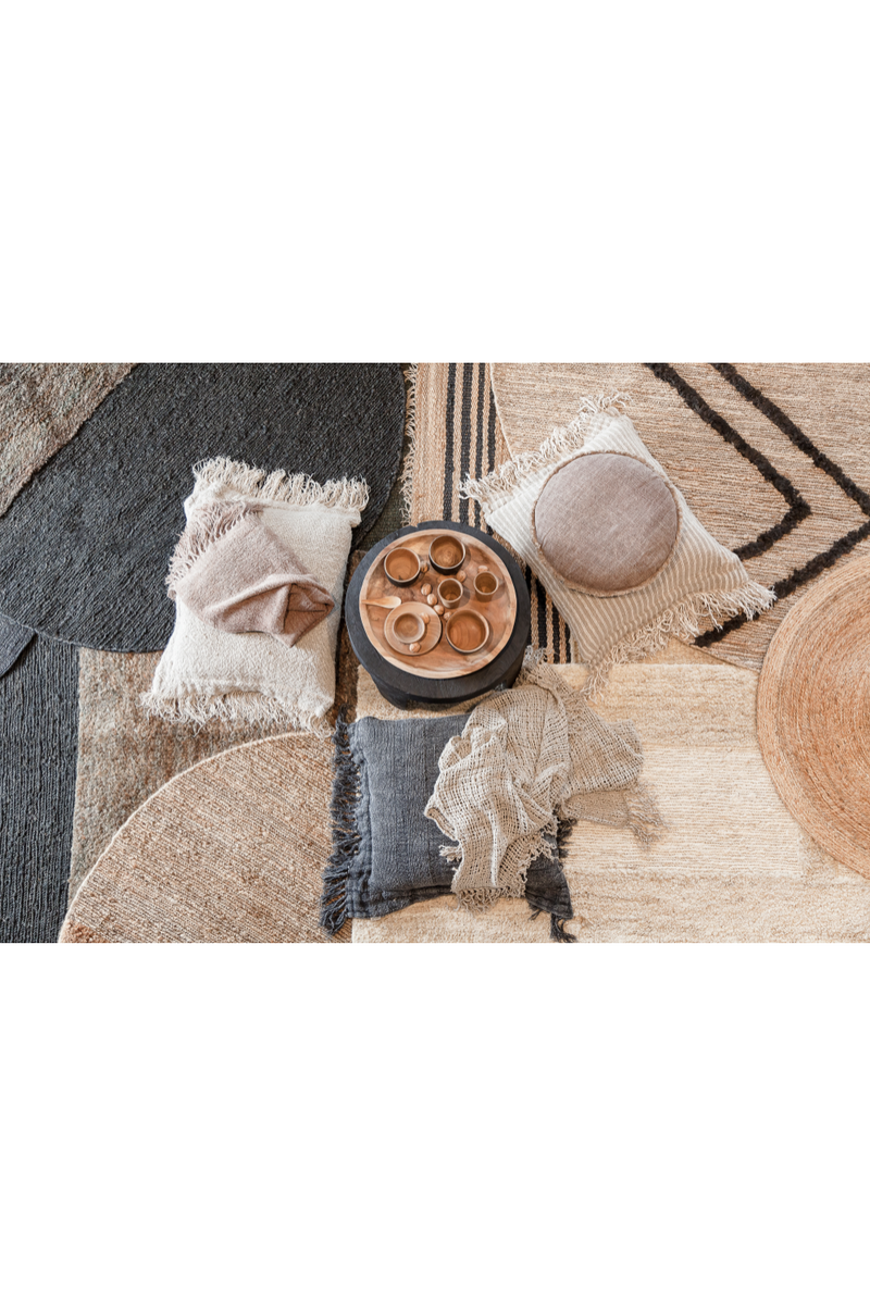 Natural Hemp Round Rug | Dareels Neiyyur | Oroatrade.com